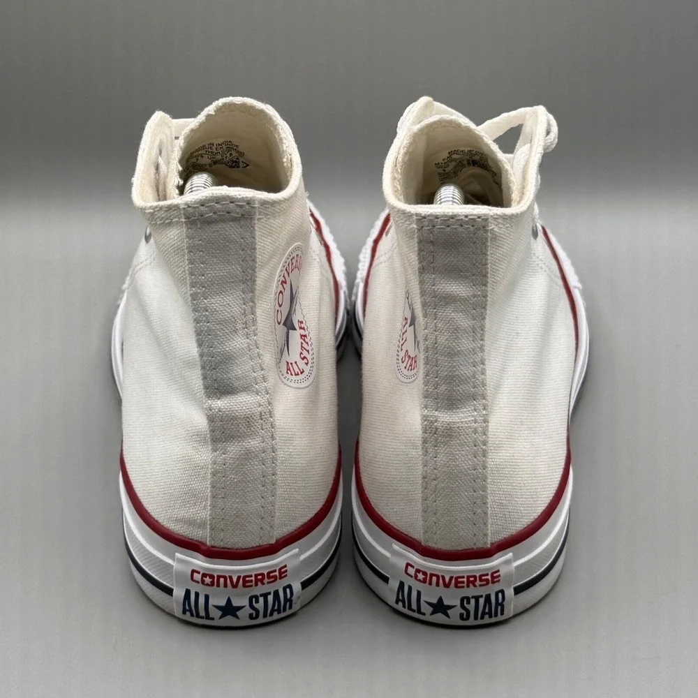 Converse Chuck Taylor All Star High Top Sneakers White Canvas Mens 5 Womens 7 - Picture 4 of 16